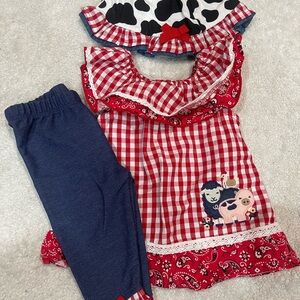 Baby Starters Red Gingham Top